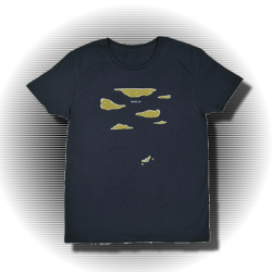 仮面ライダーキバ　C＆Cキバット　Tシャツ　／　紺