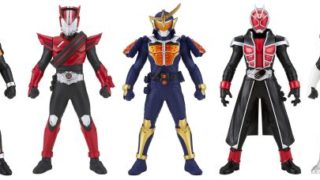 仮面ライダー新ソフビ『レジェンドライダーヒストリー』ゴースト、ドライブ、鎧武、ウィザード、電王の画像が公開!超進化!
