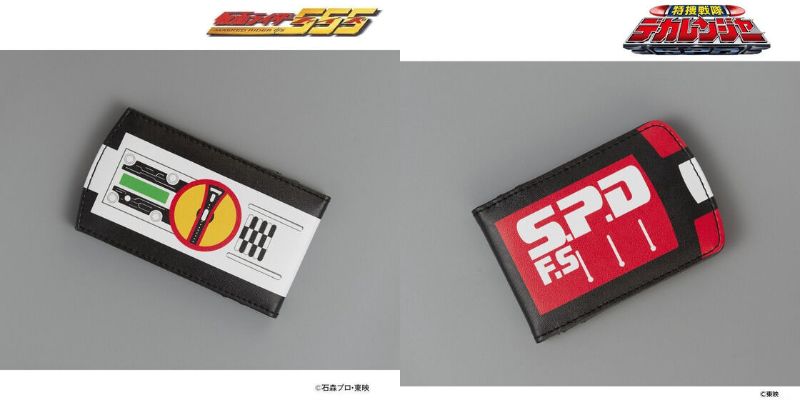 仮面ライダー555「ファイズフォン パスケース」＆特捜戦隊デカレンジャー「SPライセンス／ファイヤースクワッド パスケース」