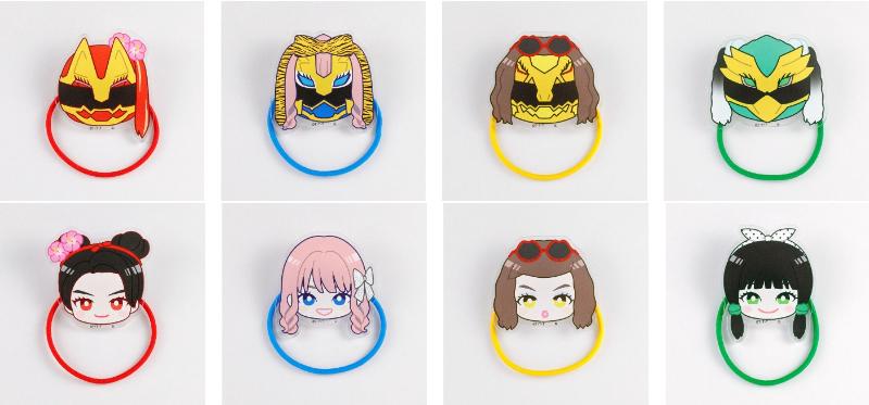 ナンバーワン戦隊ゴジュウジャー「かおかおおかおヘアゴム1.5」ハピクロ