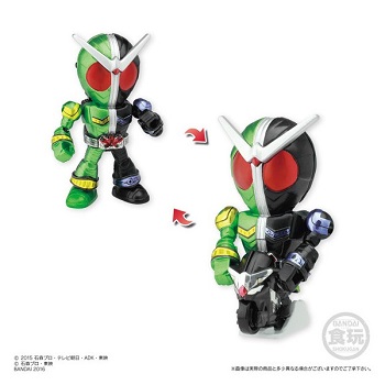 仮面ライダーWは、ハードボイルダーにくるっと搭乗！