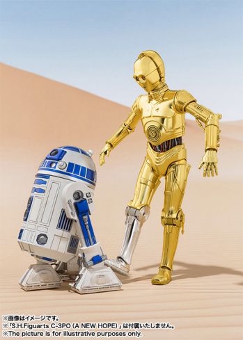 国内 最高峰 STARWARSフィギュアブランドS.H.Figuartsに、大人気キャラクターC-3POとR2-D2が満を持して登場！