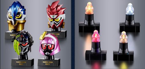 仮面之世界（マスカーワールド）PB04発光台座セット 仮面ライダーエグゼイド編【プレミアムバンダイ限定】