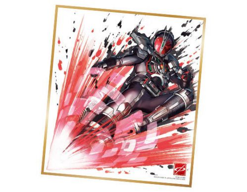 仮面ライダー色紙ART2　仮面ライダーファイズ アクセルフォーム