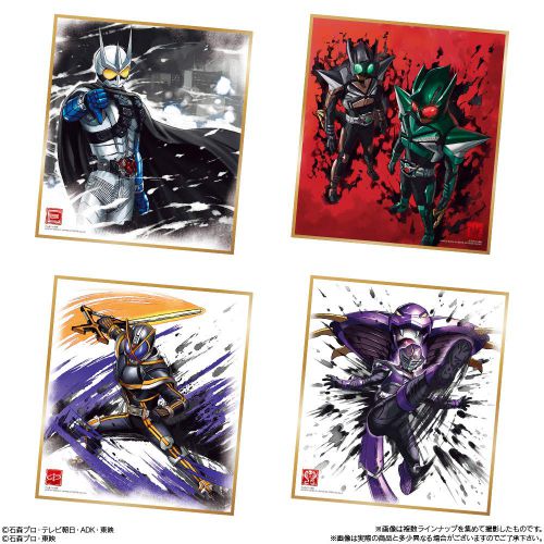 「仮面ライダー 色紙ART3」が4月22日発売！全16種の画像が公開