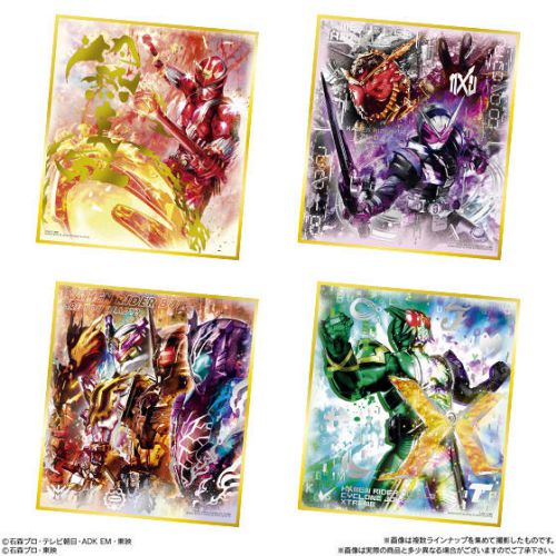 3月発売「仮面ライダー色紙ART 極彩」は全16種が「メタリック素材+箔押し加工」という超豪華仕様