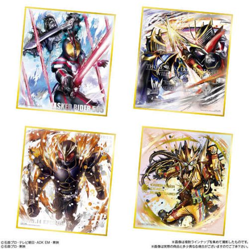 3月発売「仮面ライダー色紙ART 極彩」は全16種が「メタリック素材+箔押し加工」という超豪華仕様