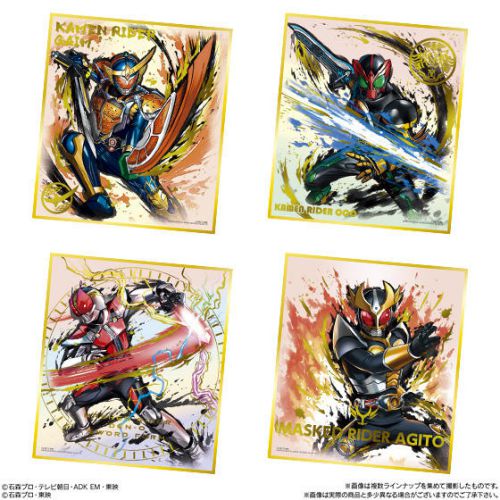 3月発売「仮面ライダー色紙ART 極彩」は全16種が「メタリック素材+箔押し加工」という超豪華仕様