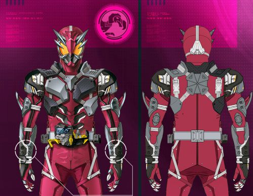 B 仮面ライダーゼロワン 雷落としの2刀流野郎 仮面ライダー雷 原点にして分岐点 仮面ライダー1型 のデザイン画が公開