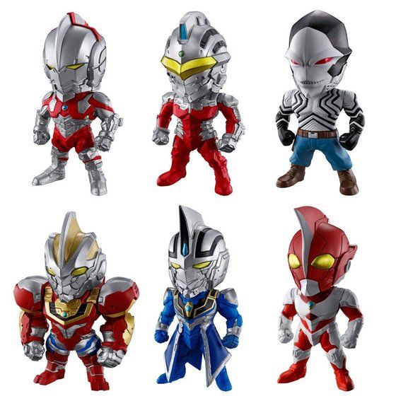 CONVERGE HERO'S ULTRAMAN 01」ウルトラマン、セブン、アダド、ガイア