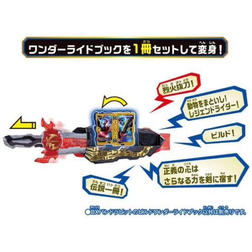 仮面ライダーセイバー「DXパンドラビットのビルドワンダーライドブック」が10月24日発売