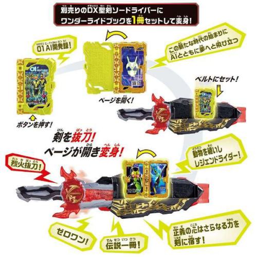 仮面ライダーセイバー DXライドブックホンダナー 01AI開発録ワンダーライドブック