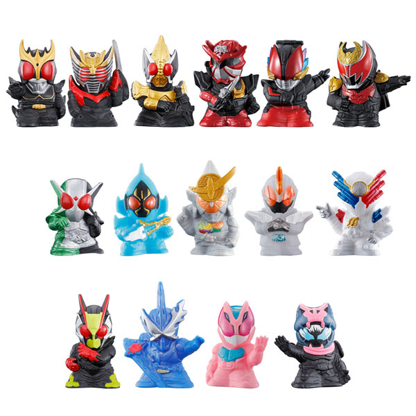 仮面ライダーキッズ 最強フォーム集結 が22年5月発売 新規造形6種に増量 クウガ キバは12年ぶりの再録 全15種