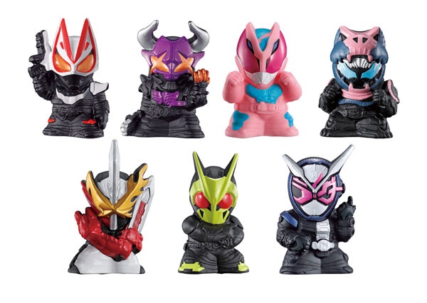 食玩「仮面ライダーキッズ ギーツ＆リバイス大集合！」が12月発売 予約開始！ギーツ マグナムブーストフォーム、バッファ ゾンビフォームほか全14種！