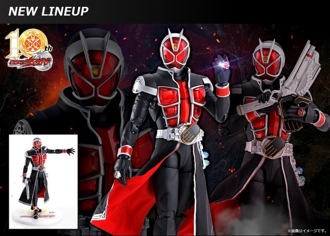 S.H.Figuarts（真骨彫製法）仮面ライダーウィザード フレイムスタイル 10th Anniversary Ver.」が予約開始！10 周年記念台座が付属！
