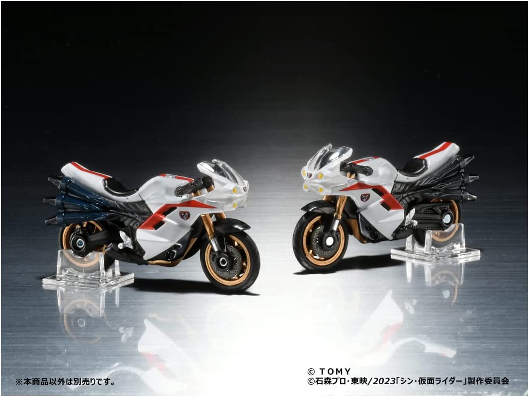 シン・仮面ライダー 「トミカプレミアムunlimited サイクロン号」仮面ライダーver.と仮面ライダー第2号ver.が4月15日発売