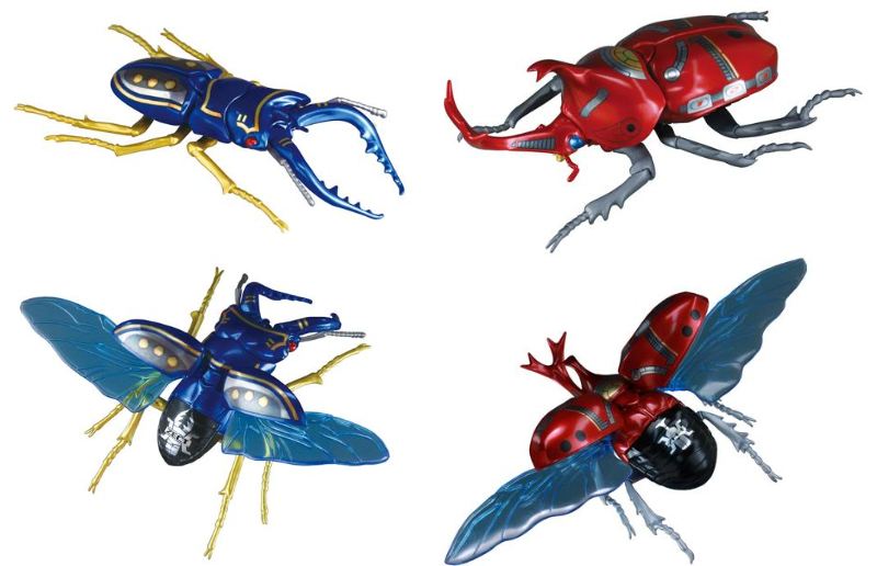 『仮面ライダーカブト』カブトゼクター仕様のカブトムシ＆ガタックゼクター仕様のクワガタムシがフジミ自由研究シリーズのプラモデルで5月17発売 予約開始！