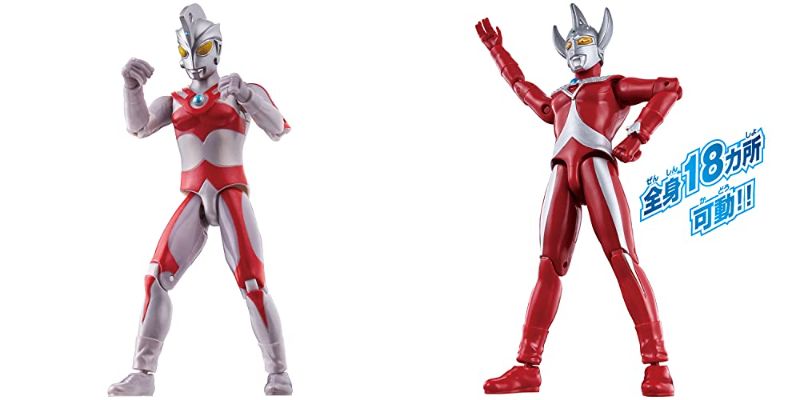 ウルトラアクションフィギュア「ウルトラマンエース」が2月25日＆「ウルトラマンタロウ」が3月25日発売！予約開始！全身18カ所可動！