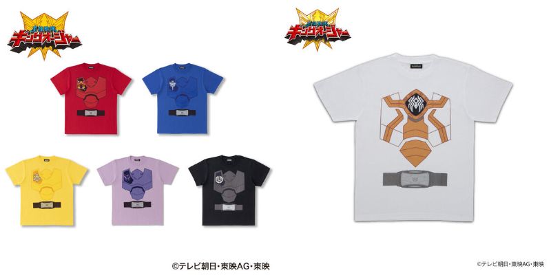 『王様戦隊キングオージャー』親子「変身Tシャツ」にスパイダークモノス登場！クワガタ・トンボ・カマキリ・パピヨン・ハチオージャーの大人サイズ＆子どもサイズも再販！