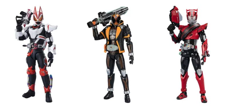 S.H.Figuarts 仮面ライダーゴースト、ドライブが武器パーツとセットになった「平成ジェネレーションズエディション」として11月再登場！ギーツも再販！16時予約開始！