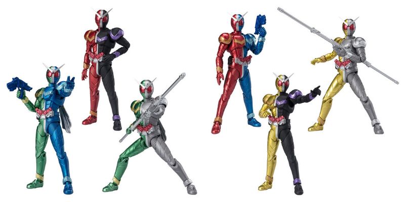 「掌動-XX 仮面ライダーW ハーフチェンジセット」01＆02