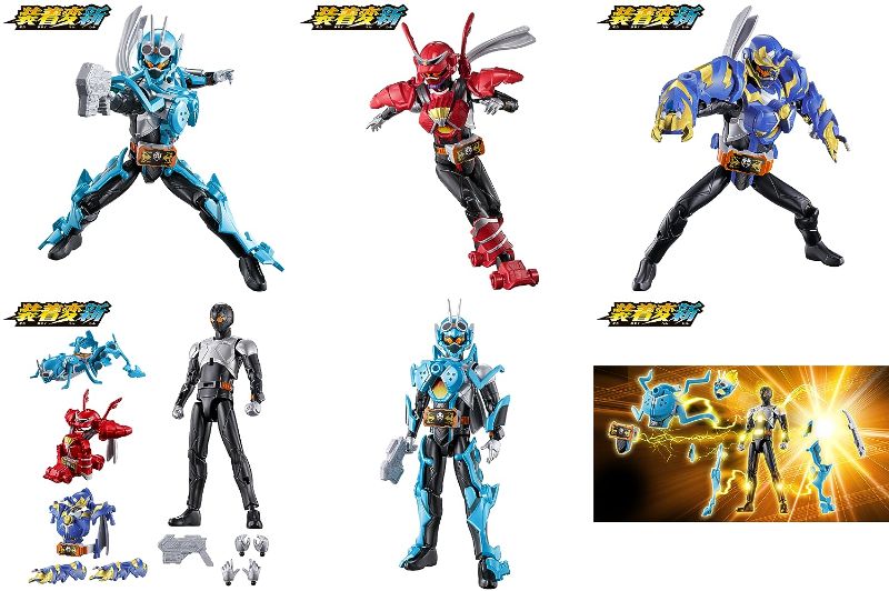 「装着変新 仮面ライダーガッチャード1 スチームホッパー&アッパレスケボー&アントレスラー」が9月30日発売！装着変身が装着変新！スチームホッパー・アントレスラー・アッパレスケボーに！