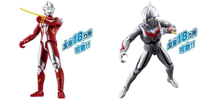 ウルトラアクションフィギュア「ウルトラマンメビウス」が8月19日発売！「ウルトラマンネクサス アンファンス」が9月9日発売！