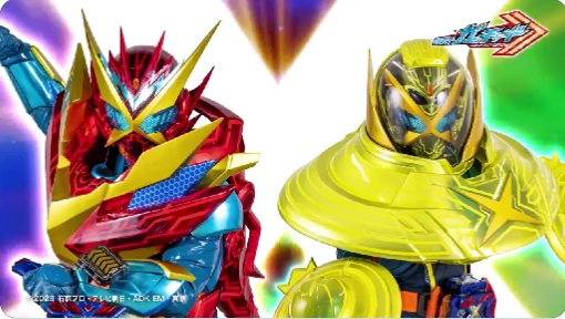 仮面ライダースーパーガッチャード クロスエックスレックスに変身