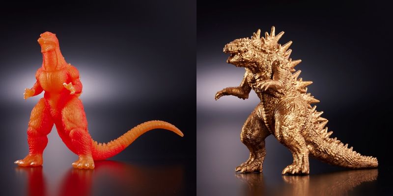「ムービーモンスターシリーズ」ゴジラ FINAL WARS「ゴジラ(2004) LAST SCENE ver.」＆ゴジラ-1.0「呉爾羅(2023) メモリアルゴールドver.」がセブンネット限定で4/4発売