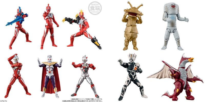 食玩「超動α ウルトラマン13」「超動α ウルトラ怪獣5」が9月発売