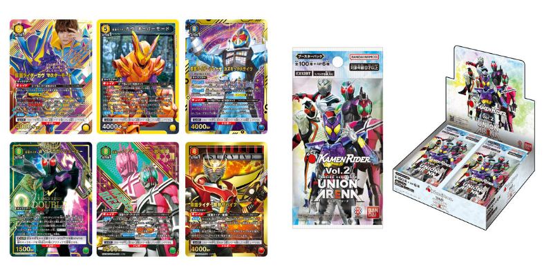 「UNION ARENA ブースターパック 仮面ライダー Vol.2【EX12BT】」が10/31発売