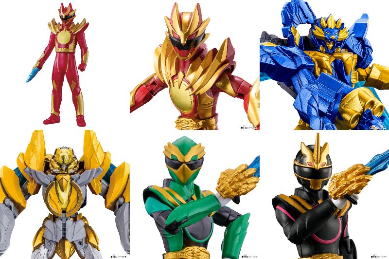 ナンバーワン戦隊ゴジュウジャー「アクションヒーロー」ワイルドゴジュウウルフ、テガソードブルー、テガソードイエロー、ゴジュウイーグル、ゴジュウユニコーン！戦隊ヒーローシリーズも！