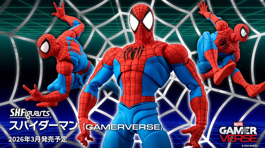 MARVE GAMERVERSE「S.H.Figuarts スパイダーマン」が2026年3月一般発売