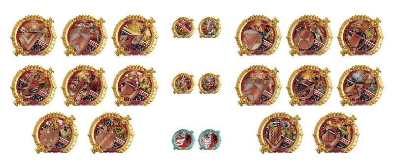 ナンバーワン戦隊ゴジュウジャー「DXセンタイリング」ダイレン＆キュウレン、カクレン＆デカレン、「ポーラーリング」ゴレンジャー＆ゴセイ、「パワーアップブーステッドパック」04＆05
