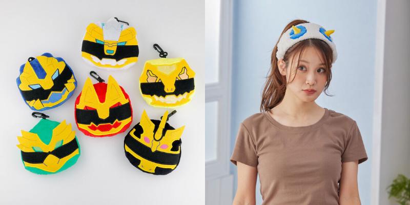 『ナンバーワン戦隊ゴジュウジャー』おかおパスケース(全6種)、ブーケとベアックマのヘアバンド