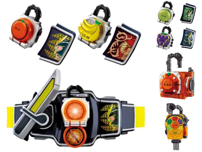 仮面ライダー鎧武 SUPER BEST「変身ベルト DX戦極ドライバー 鎧武＆バロン」「DXロックシード SPセット 龍玄＆斬月」「DXカチドキロックシード」「DX極ロックシード」が12/6発売！