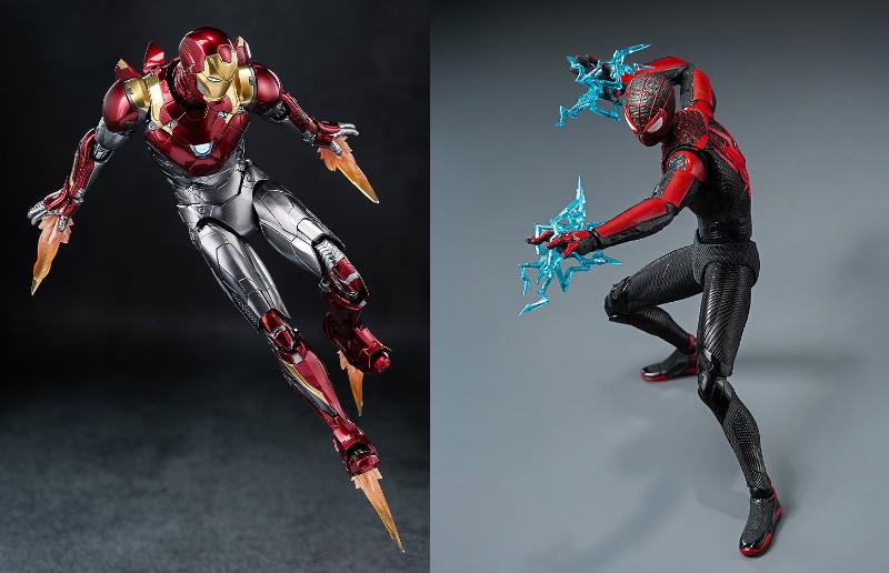 threezero「DLX」スパイダーマン：ホームカミング アイアンマン・マーク47＆Marvel’s Spider-Man 2 スパイダーマン アップグレードスーツ(マイルズ・モラレス)が2026年6月発売