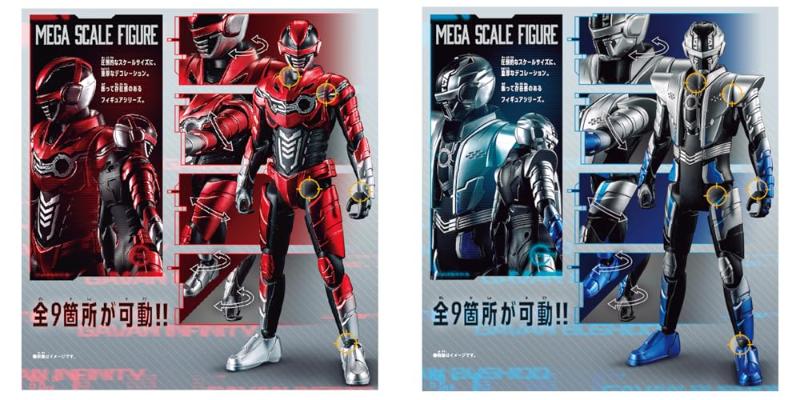 超宇宙刑事ギャバン インフィニティ「メガスケールフィギュア」ギャバン・インフィニティ、ブシドーが2/14発売