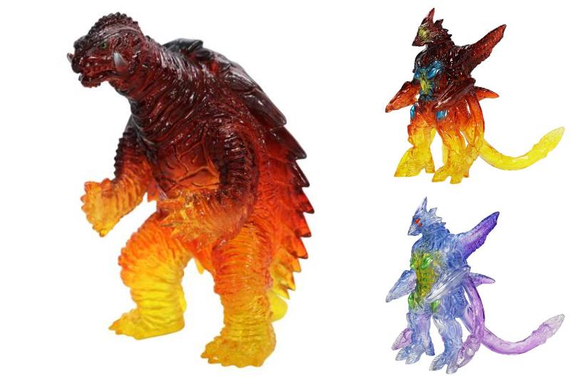 ガメラ3 邪神〈イリス覚醒〉「ミドルサイズシリーズ ガメラ 第11弾」ガメラ(1999)＆イリス京都炎上 Ver.、イリス京都降臨イメージクリア Ver.が7月発売