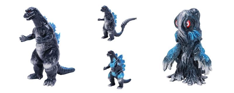 CCP ミドルサイズシリーズ ゴジラ 第15弾「ゴジラ(1954)」「ゴジラ(1964)」「ゴジラ(1995)」「ヘドラ」ゴジラブルー Ver.が7月発売