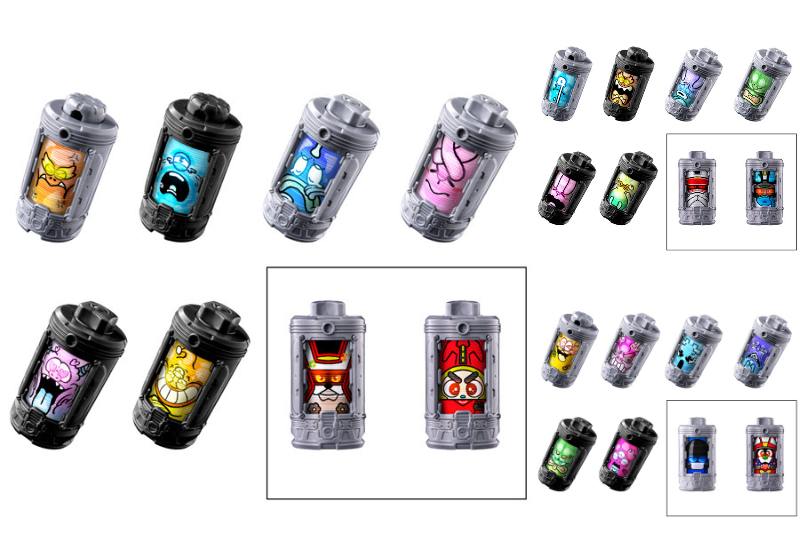 超宇宙刑事ギャバン インフィニティ「DXエモルギア ランダムボックス」01・02・03・04！超次元エモルギー：ジャスピオン、カブタック、スピルバン、ジバン、ブルースワット、ロボタック