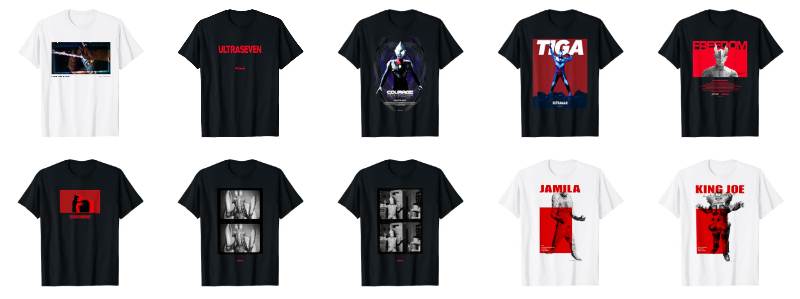 「リアルクローズライン」のグラフィックを使用したプリントTシャツが「ULTRAMANブランド」ショップにて販売開始